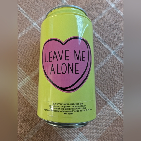 Accessories - Leave Me Alone Yellow and Pink Can